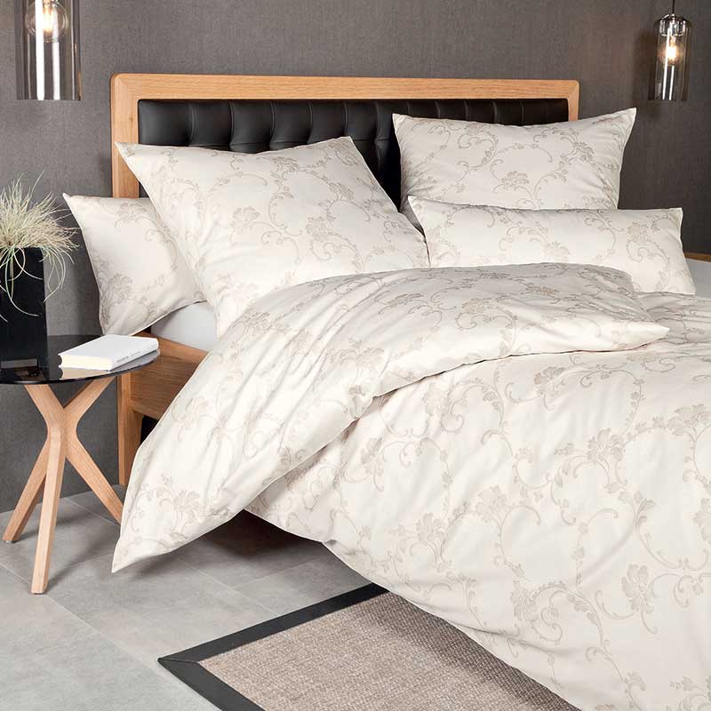 

Комплект постельного белья 1,5-спальный Janine Messina, бежево-золотой, Бежевый;золотой