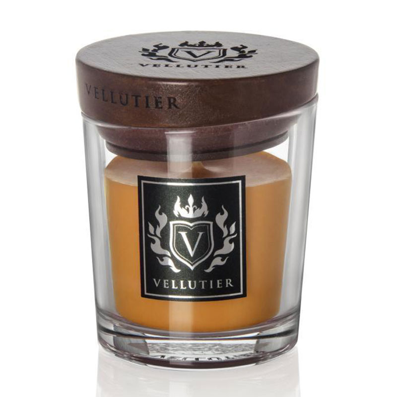 Свеча ароматическая Vellutier Spiced Pumpkin Souffle 90гр бальзам для губ кокос ракушка 8мл кафе красоты