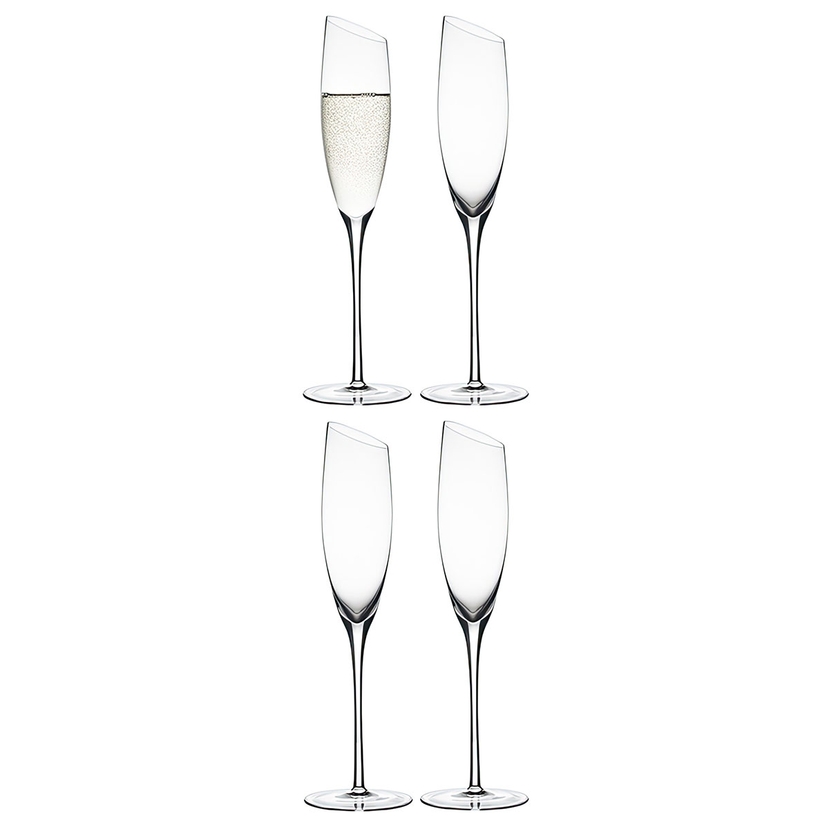 Набор бокалов для шампанского Liberty Jones Geir 190мл, 4шт Liberty Jones PS_LJ_GR_CPGLS190_4, цвет прозрачный