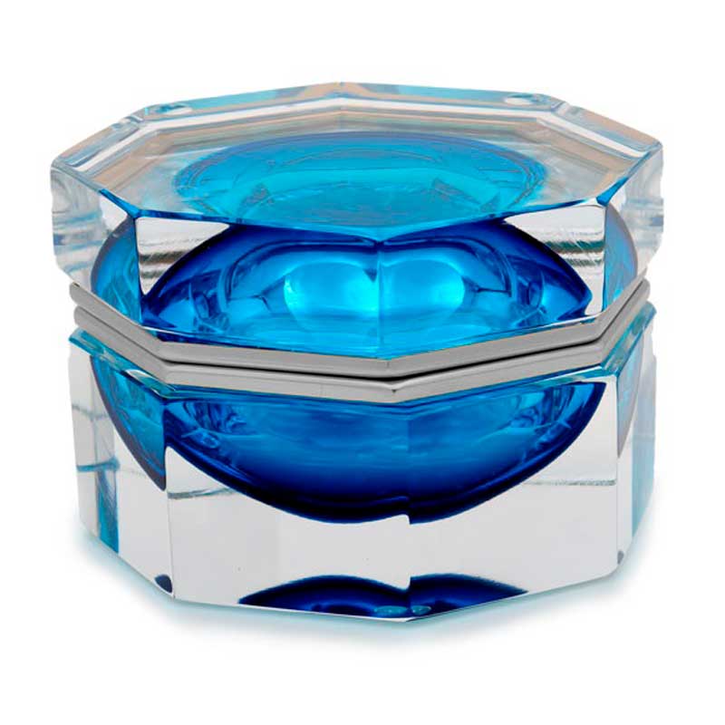 

Шкатулка Alessandro Mandruzzato Octagonal light blue