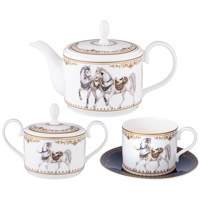 

Сервиз чайный Lefard Horse Club 14 предметов на 6 персон