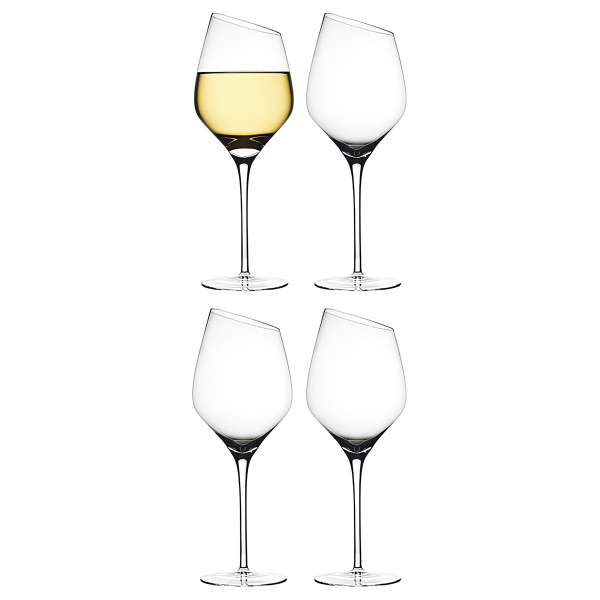 Набор бокалов для вина Liberty Jones Geir 490мл, 4шт салфетка из микрофибры для стекла против разводов 35 х 35 см 250 г м²