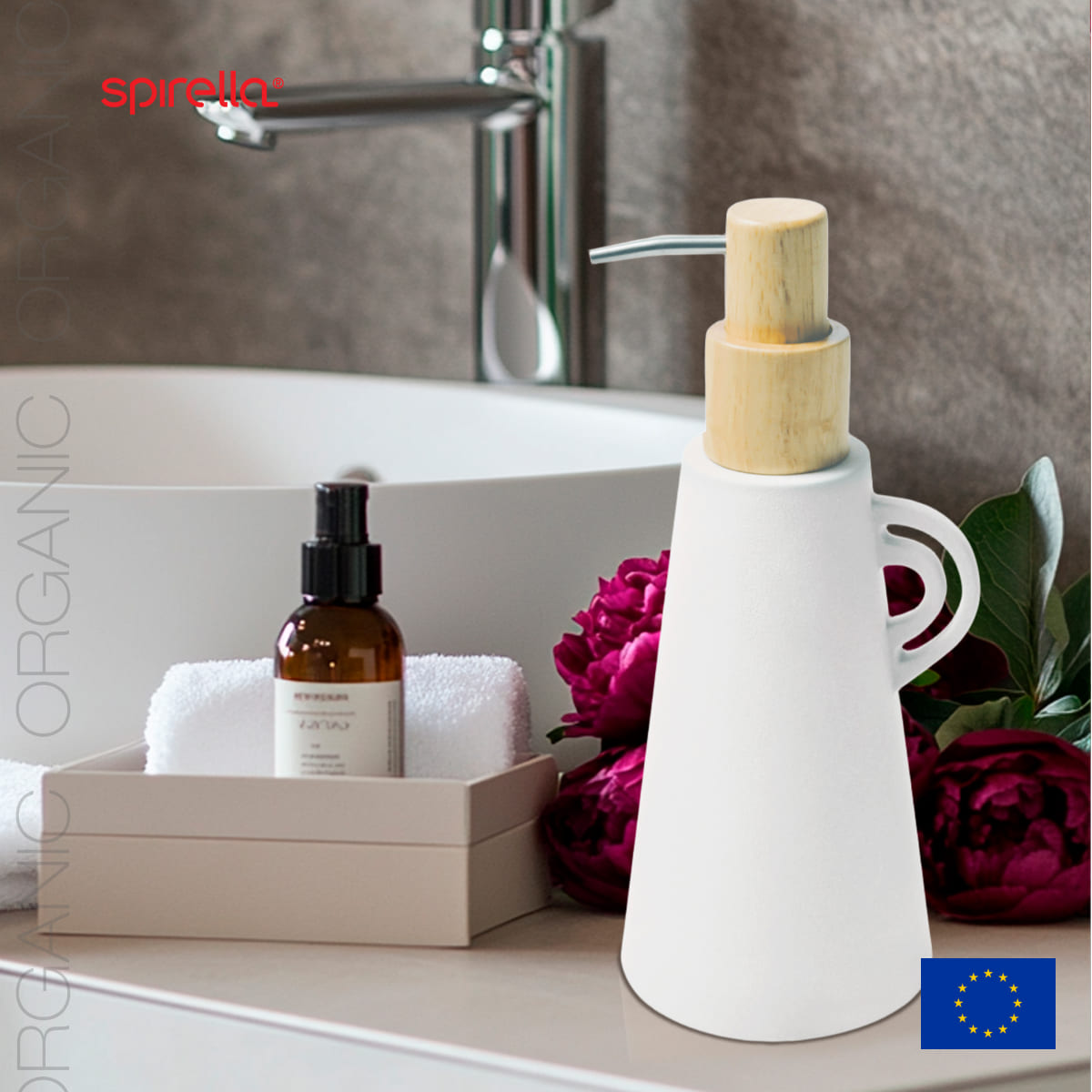 

Дозатор для жидкого мыла Spirella Organic, белый