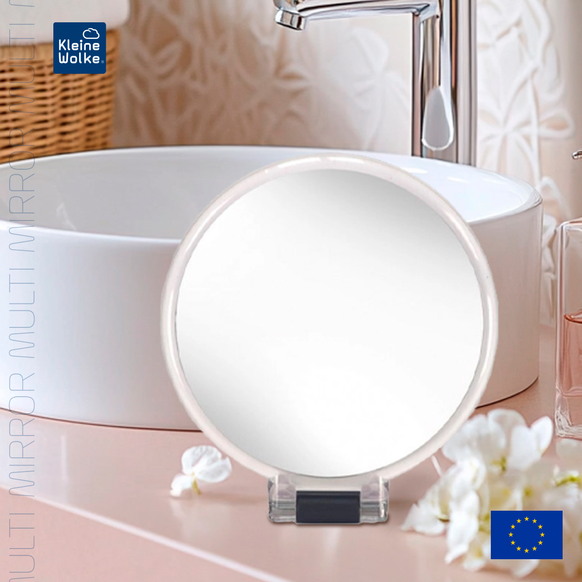 

Косметическое зеркало на подставке Kleine Wolke Multi Mirror Clear, 13,8х1,2х24,5 см., цвет прозрачный