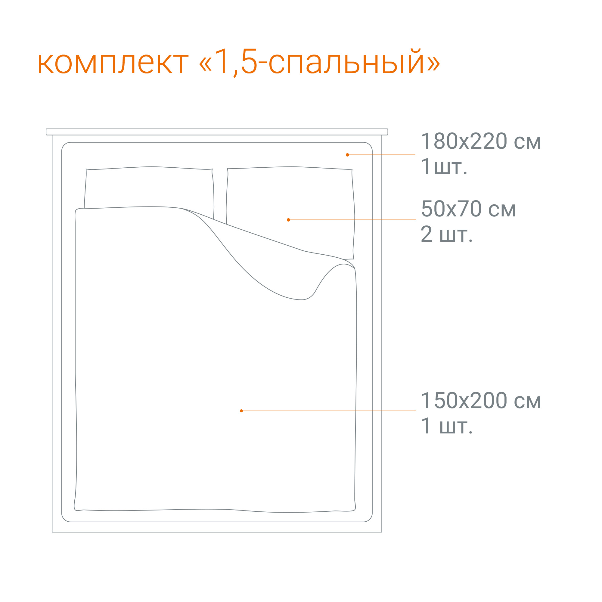 Комплект постельного белья 1,5-спальный Pappel White Flower, серый Pappel EYGCA23058/150200S EYGCA23058/150200S - фото 5