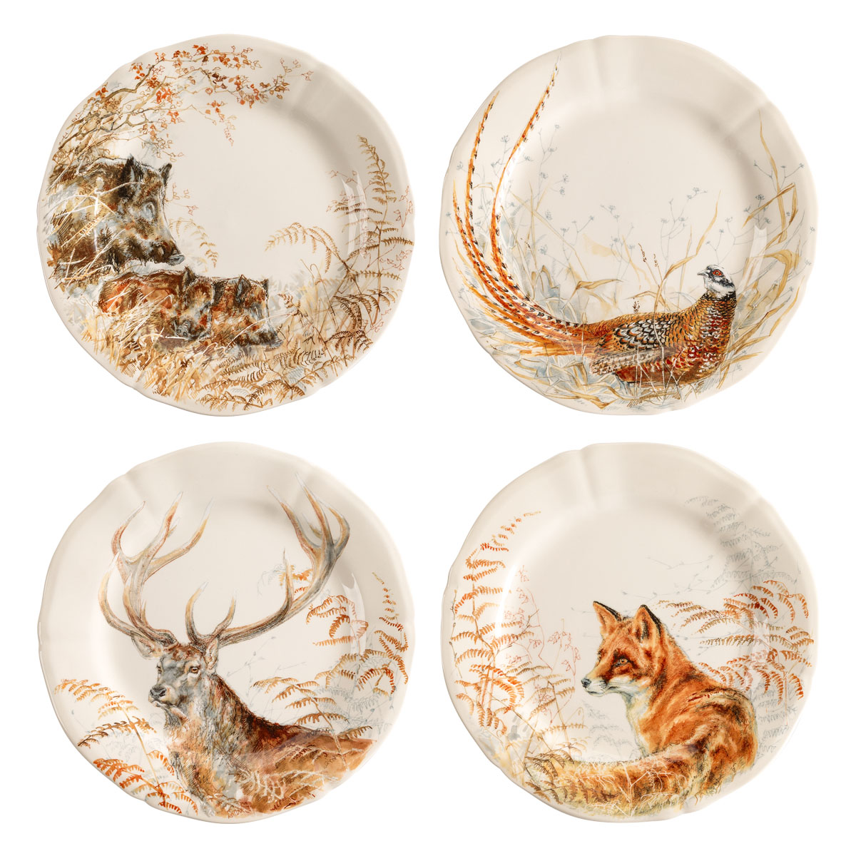 Набор тарелок десертных 232см Gien Sologne 4 шт 36610₽