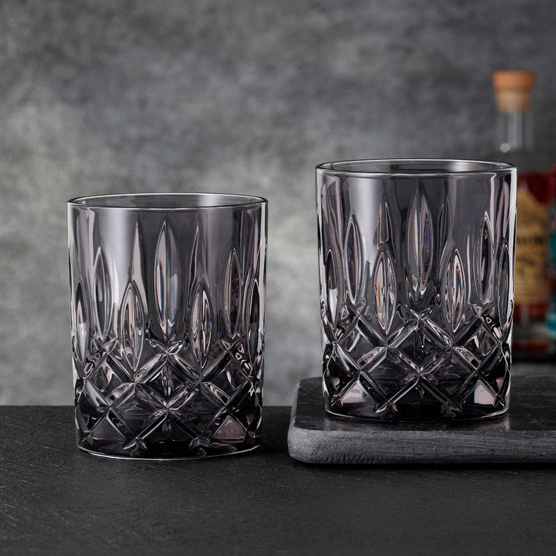Набор стаканов низких Nachtmann Noblesse, серый доска разделочная для подачи и сервировки adelica 25×22×1 8 см береза