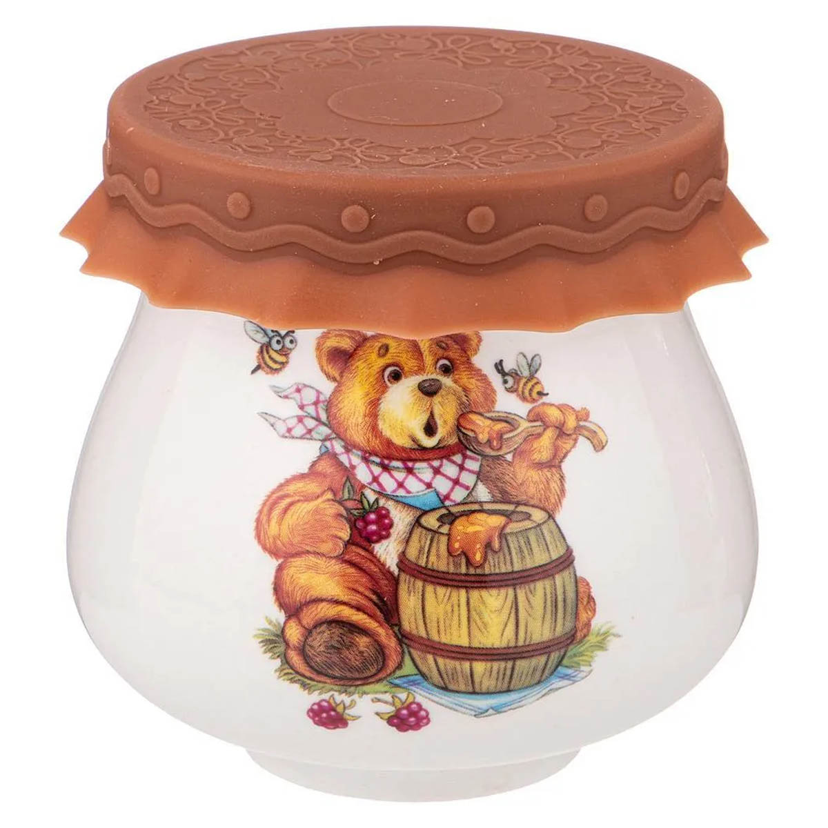 

Баночка с силиконовой крышкой Lefard Мед 180мл