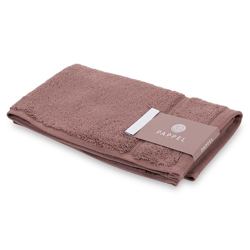 Полотенце махровое Pappel Cirrus/S 30x50см, цвет коричневый полотенце прованс коричневый р 70х140