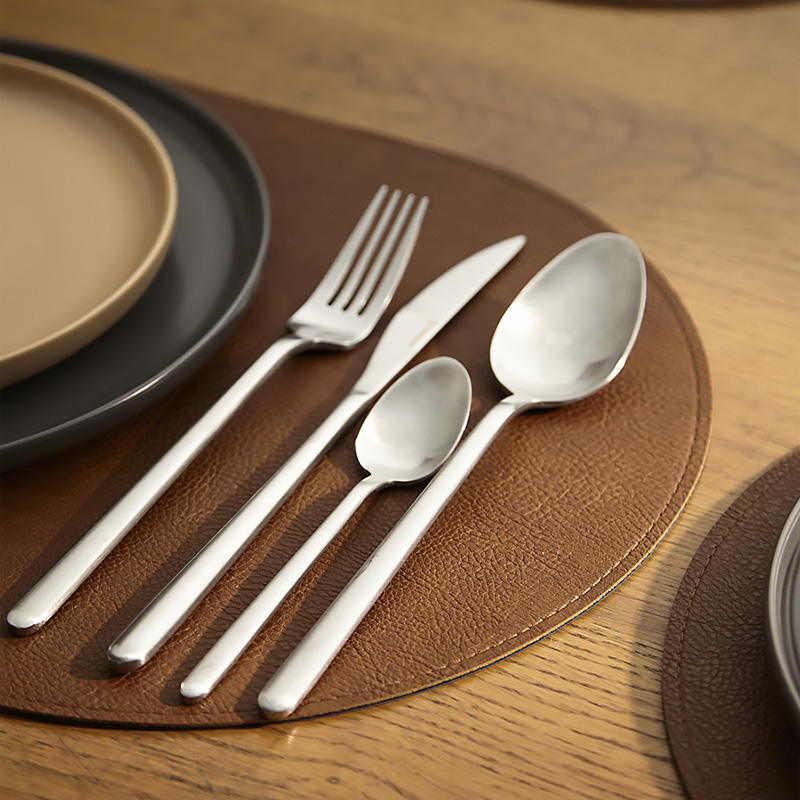 Набор столовых приборов Liberty Jones Pure 24 предмета на 6 персон матовый серебряный 7100₽