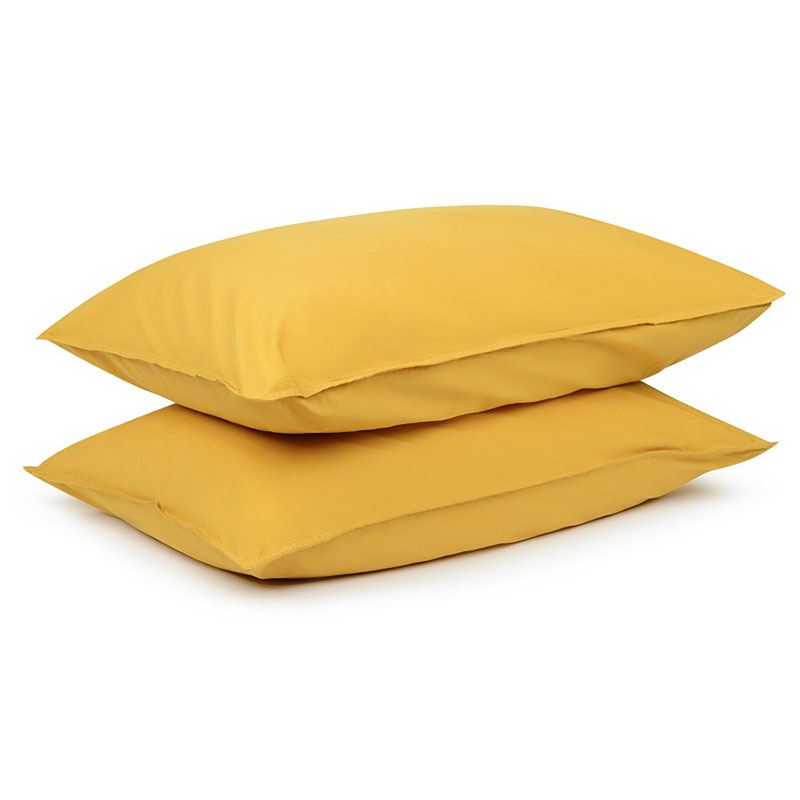 Комплект постельного белья евро Tkano Essential, горчичный Tkano TK20-BLI0003, цвет желтый - фото 2