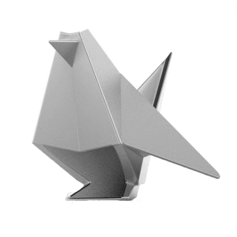 Держатель для колец Umbra Origami птица, металлик Umbra 1010004-158, цвет серебристый - фото 1