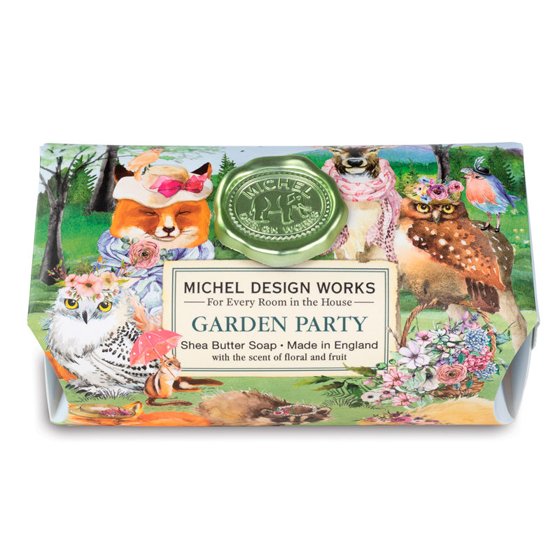 Мыло в бумажной обертке Michel Design Works Вечеринка в саду лосьон для рук и тела michel design works летние дни