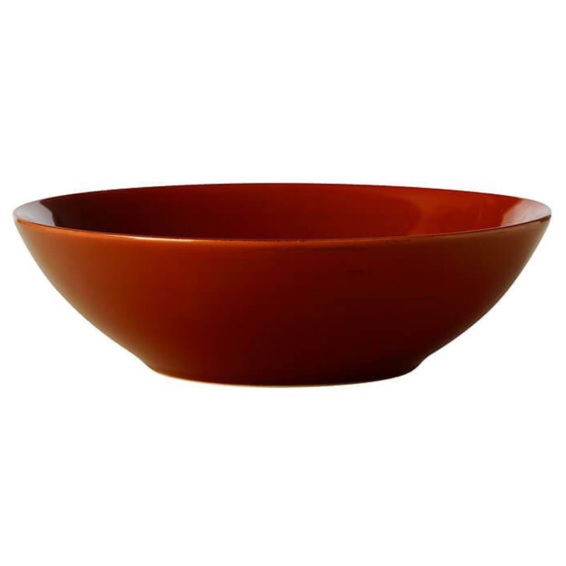 Тарелка суповая Casa Domani Портофино, терракота Casa Domani CD603-EY0140, цвет коричневый - фото 1