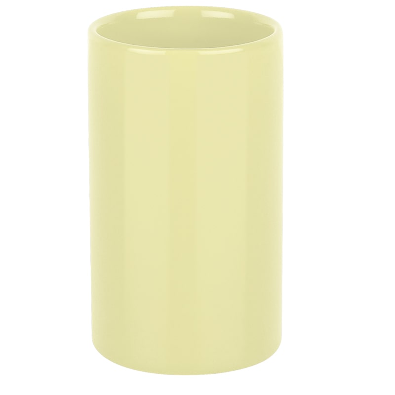 Стакан для зубных щеток Spirella Tube Light-Yellow дозатор для жидкого мыла spirella tube stripes зеленый