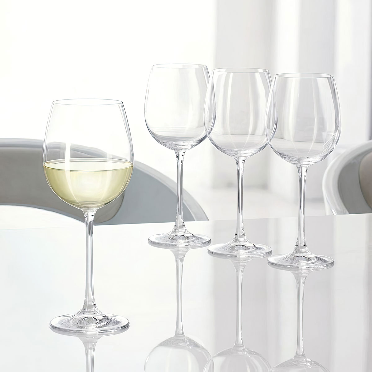 Набор бокалов для вина Nachtmann Vivendi 474мл, 4шт Nachtmann 85692, цвет прозрачный - фото 3