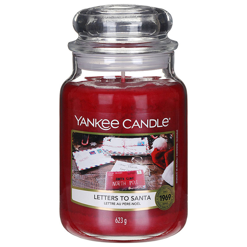 Свеча большая Yankee Candle Письма Санте Yankee Candle 1631650E, цвет красный - фото 1