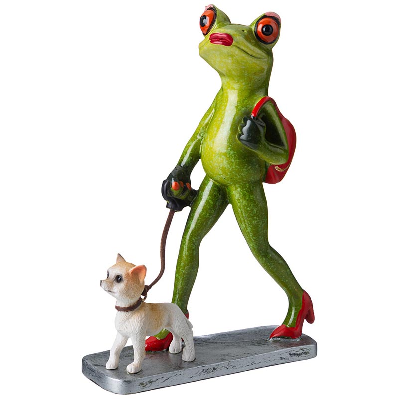 Фигурка декоративная Lefard Фрогги Дама с собачкой 1800₽