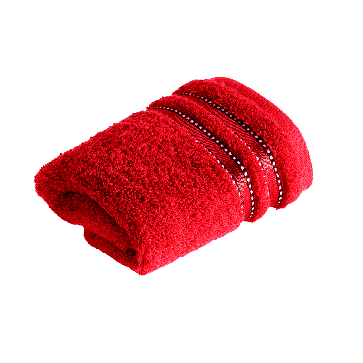 

Полотенце махровое Vossen Cult de Luxe 30x50см, цвет красный