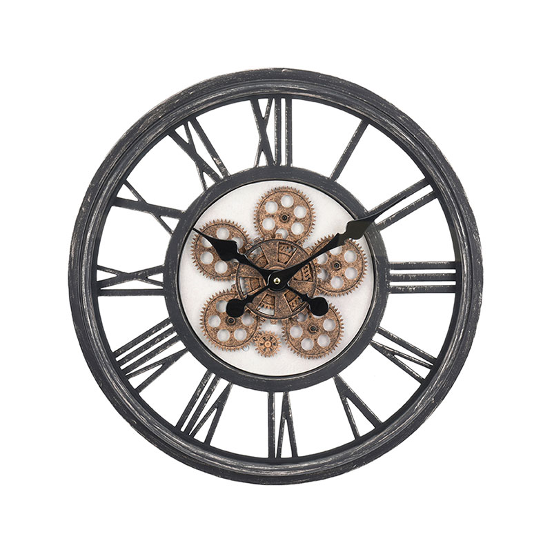 Часы настенные Гарда Декор черный антик, движущиеся части, 50см Гарда Декор KL5000110