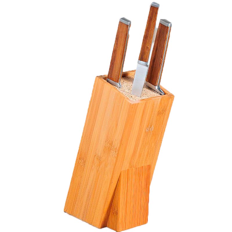 Блок для ножей Kesper 14x10x27см, коричневый лезвия для ножей sturm