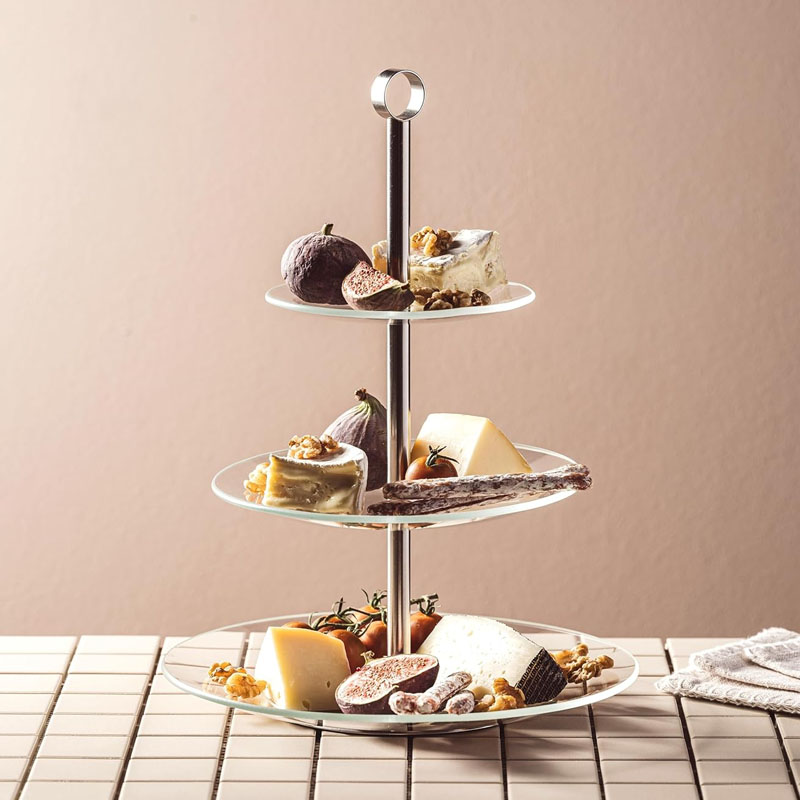 

Этажерка двухуровневая Leonardo Cena 36см