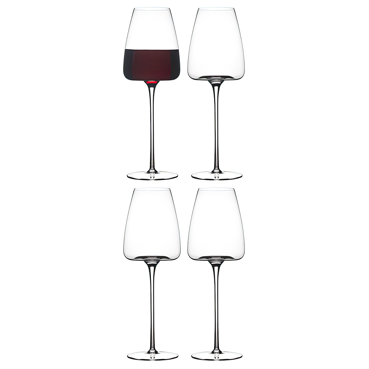 Набор бокалов для вина Liberty Jones Sheen 540мл, 4шт Liberty Jones PS_LJ_SN_WGLS540_4, цвет прозрачный