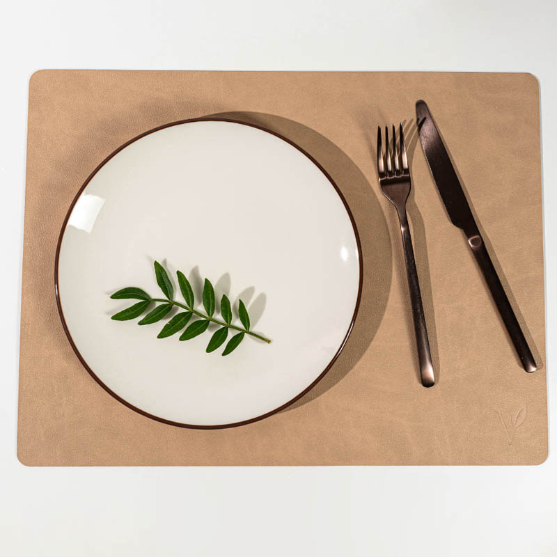 Салфетка подстановочная прямоугольная Vero, цвет песочный