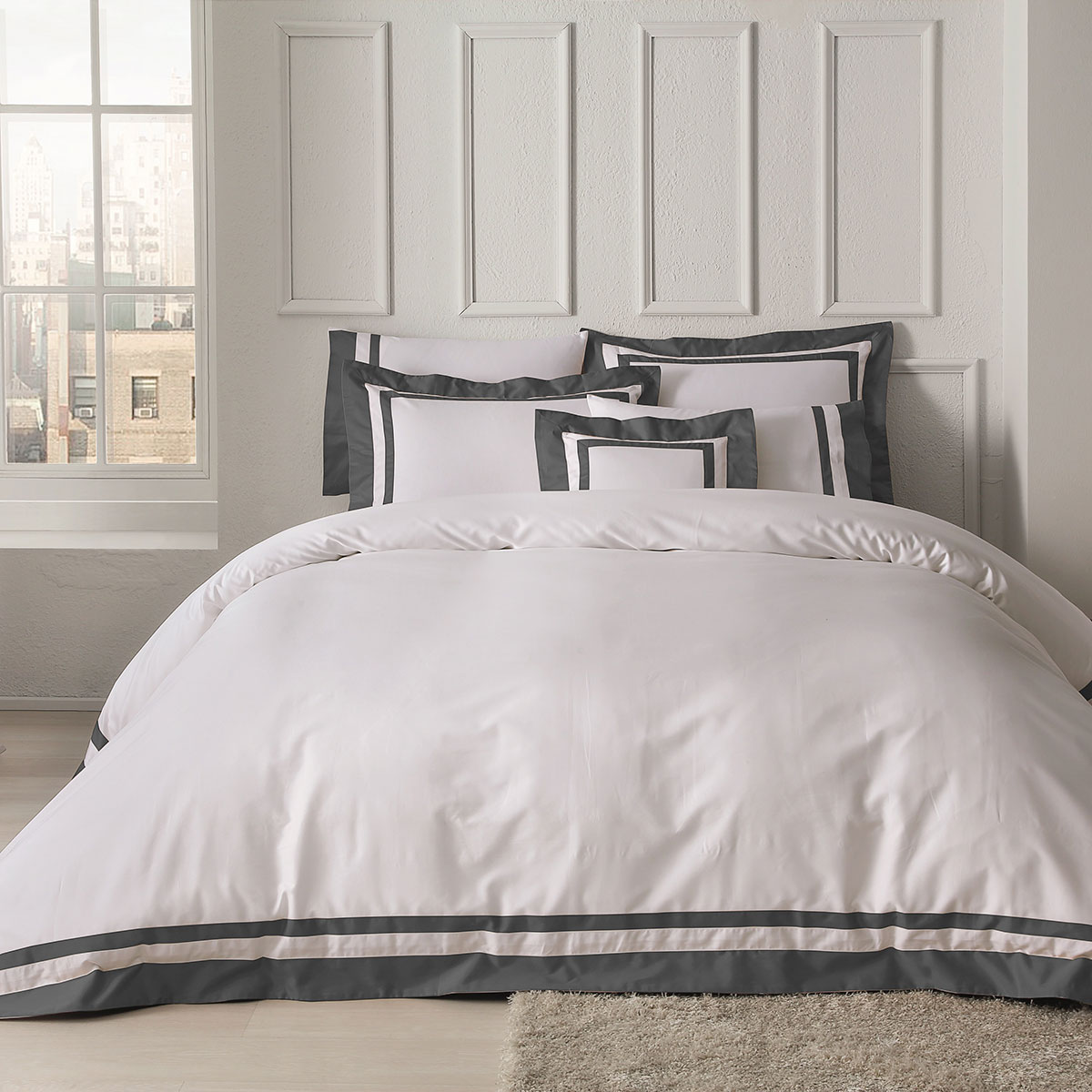 Комплект постельного белья 1,5-спальный Valeron Nouveau Valeron 60288953, цвет белый