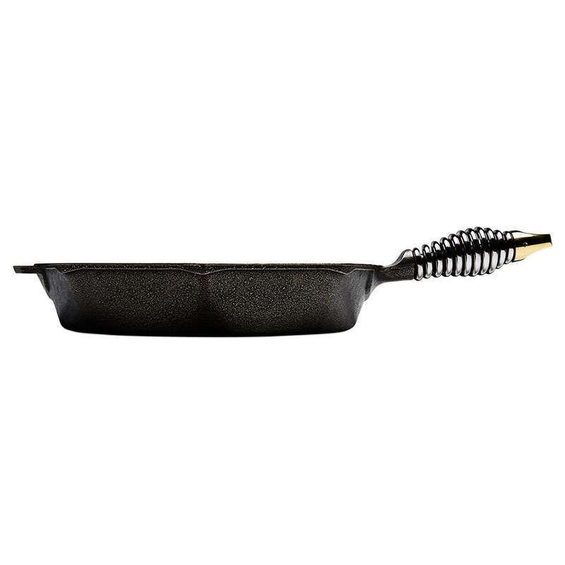 Сковорода чугунная с крышкой Finex Skillet 22см Finex SL8-10001, цвет черный - фото 1