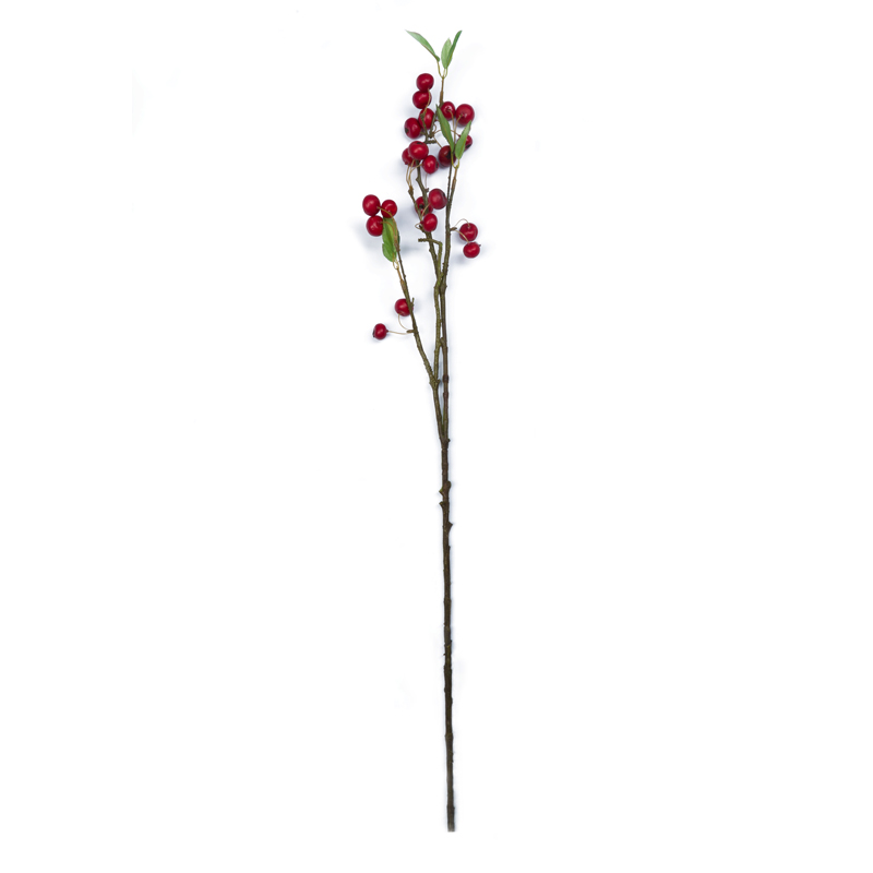 

Искусственные цветы Silk-ka Ветка с яблоками, 92см, Красный