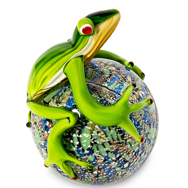 

Фигурка Art Glass Затаилась, Разноцветный