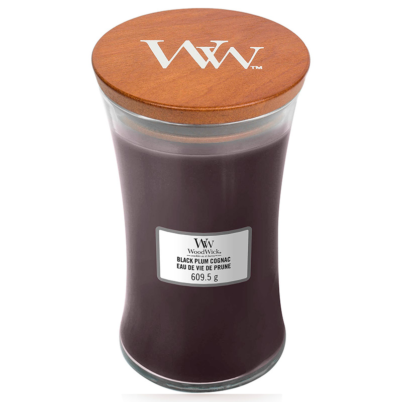 

Свеча большая Woodwick Сливовый коньяк, Фиолетовый