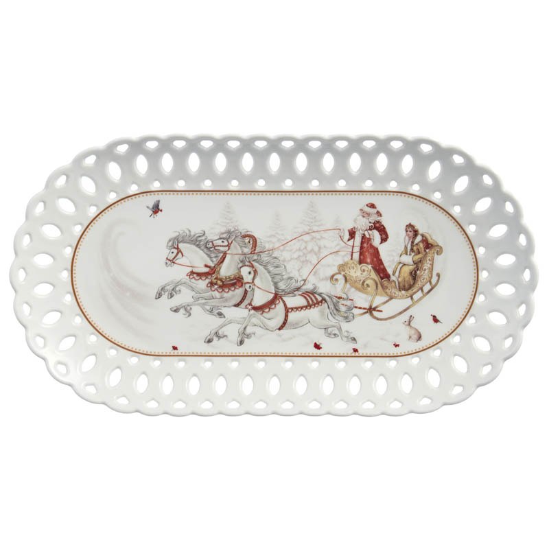 

Блюдо овальное Lefard Морозко 30см