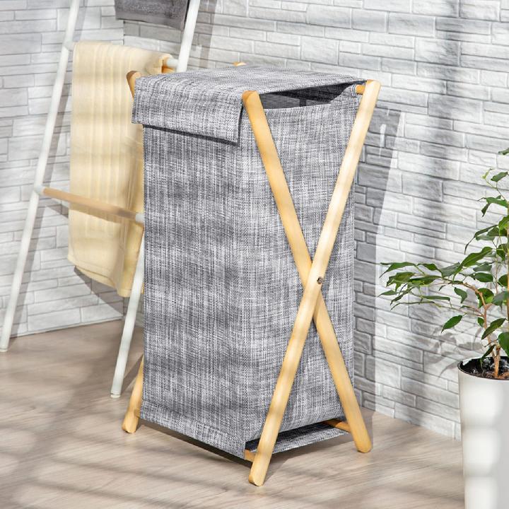 Корзина для белья 45л Casy Home 30x25x60см