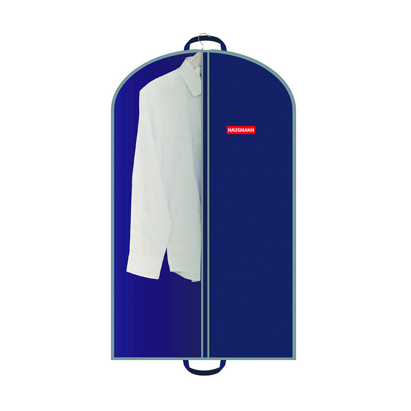 Чехол для одежды Hausmann 100x60см, синий чехол для одежды доляна 60×160 см pe цвет синий прозрачный
