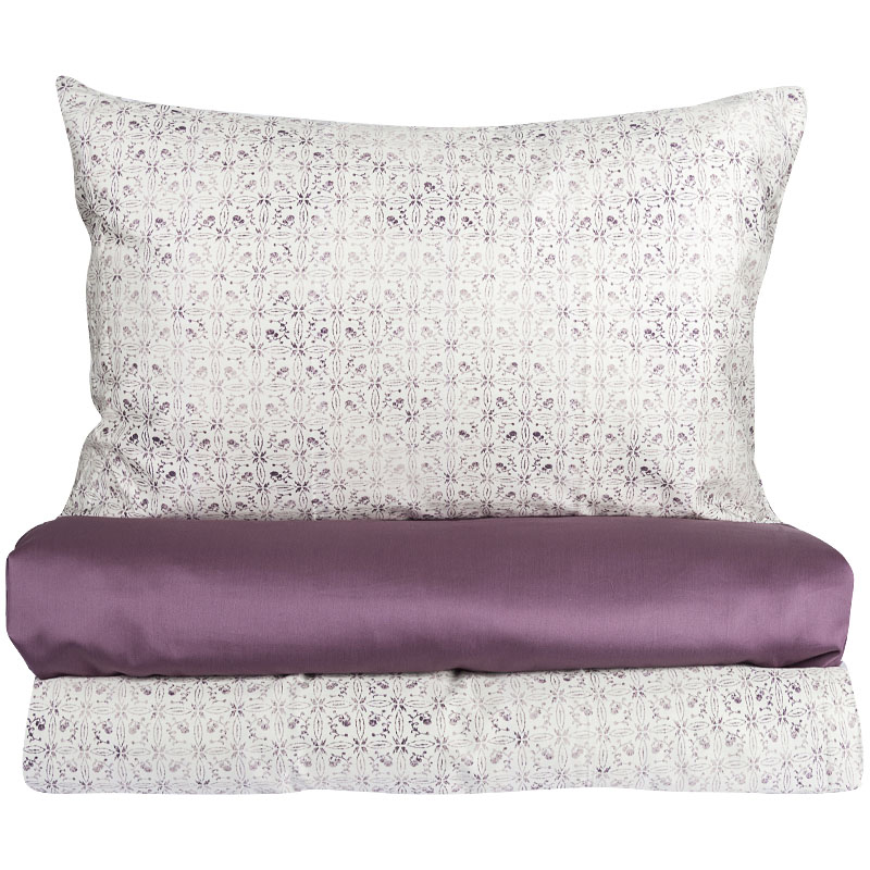 Комплект постельного белья 1,5-спальный Lameirinho Purple Diamond комплект постельного белья la besse ранфорс голубой евро