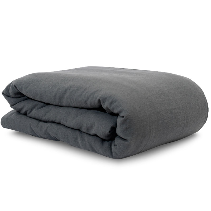 

Пододеяльник 1,5-спальный Tkano Essential 150x200см, темно-серый