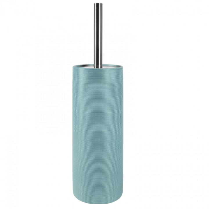 

Ерш с подставкой Spirella Tube-Ribbed, голубой