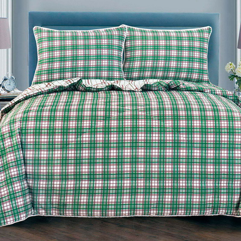 Комплект постельного белья 1,5-спальный Sofi de Marko Дарси №65 Sofi De Marko Кт-1.6-Ст65, цвет зеленый