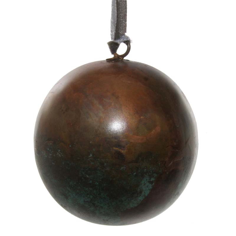

Елочное украшение Shishi Copper Шар, 8см, Медный
