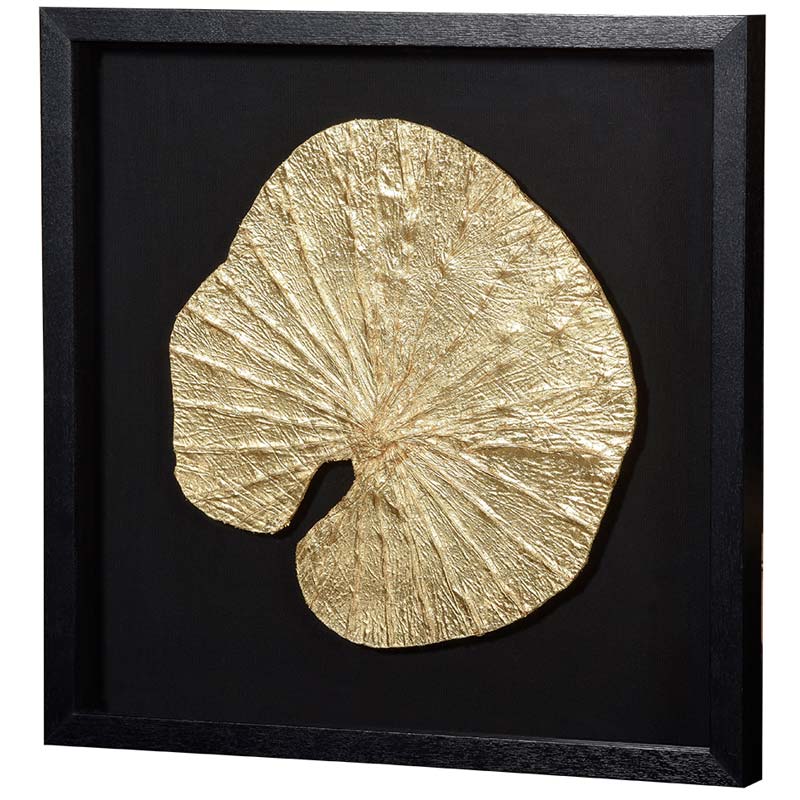 

Панно Mart Gallery Лист лотоса 2, Черный