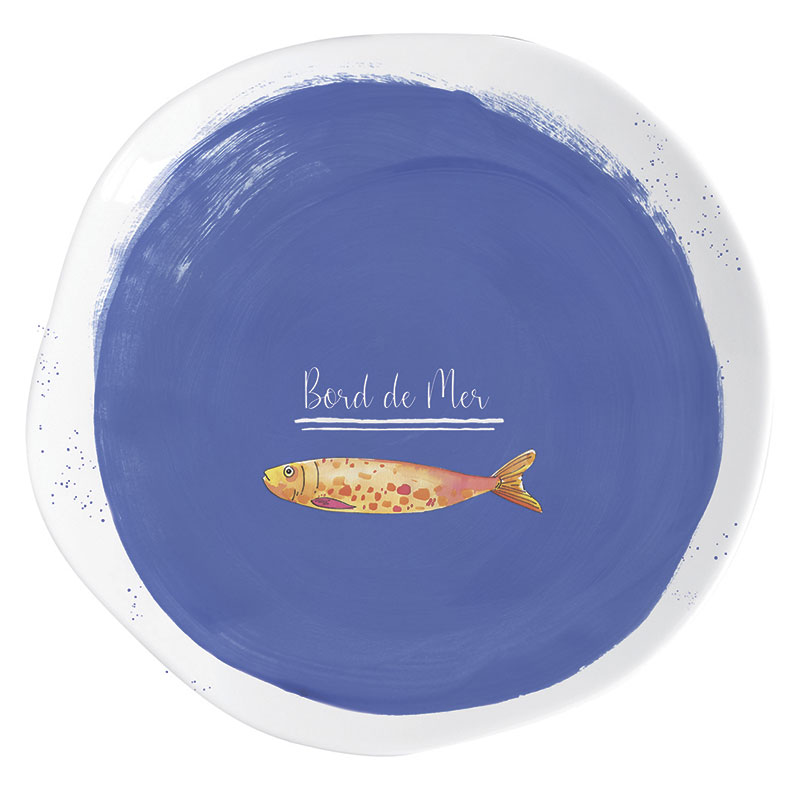 Тарелка закусочная Easy Life Bord de mer Easy Life R1982/BOR1, цвет синий