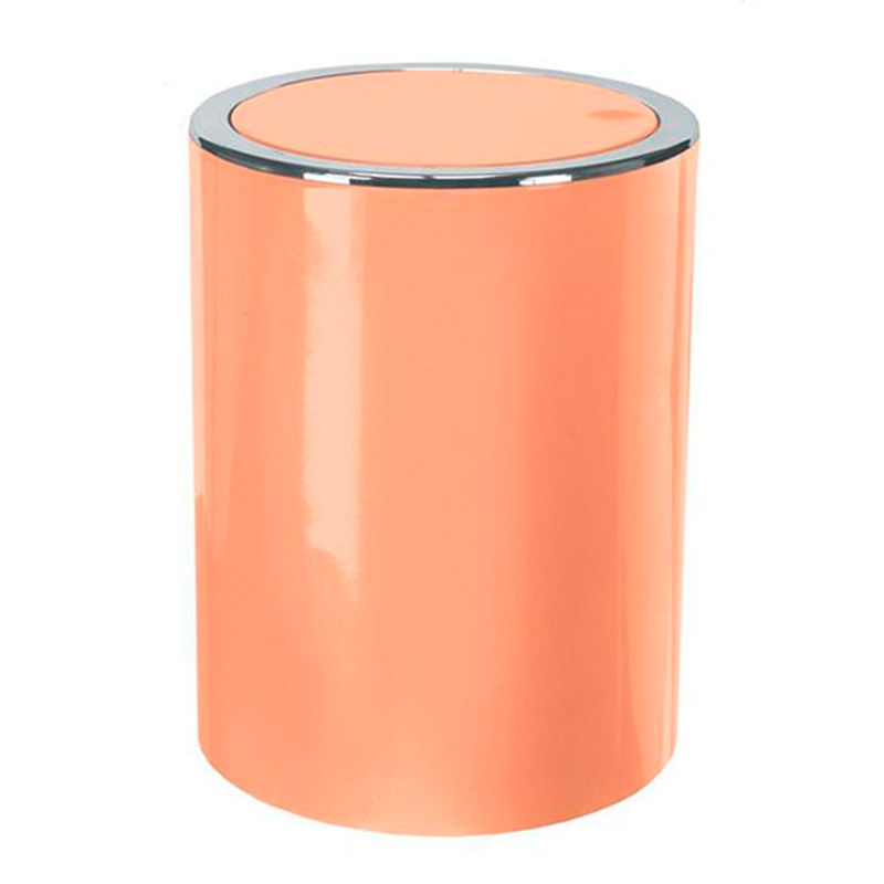 Ведро для мусора Kleine Wolke Clap 5л, цвет оранжевый ошейник кожаный на синтепоне безразмерный 71 х 3 5 см ош 29 62 см оранжевый