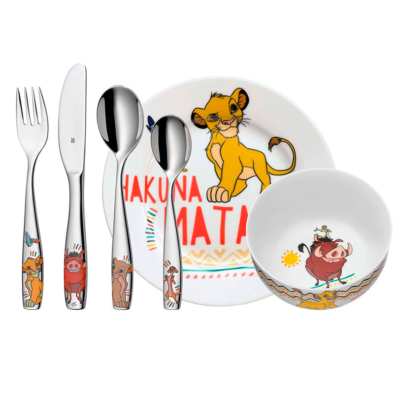 Набор детской посуды и столовых приборов  WMF The Lion King WMF 3201005805, цвет разноцветный