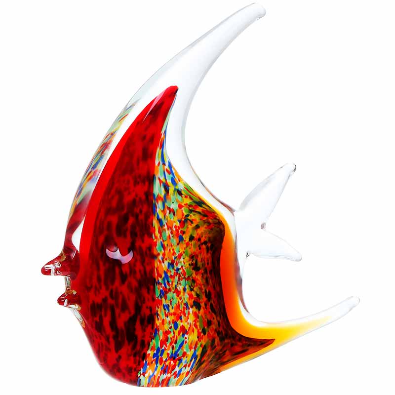 Фигурка Art Glass Коралловая рыбка 17x19см triol рыбка миска для животных розовая с рисунком металл