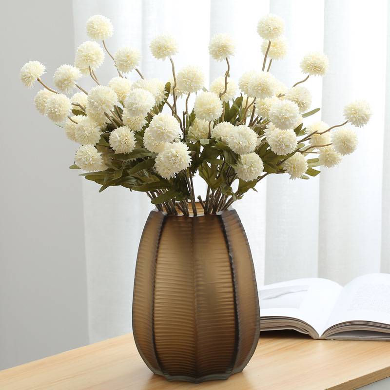 

Цветы искусственные FloDecor Одуванчик белый 52см