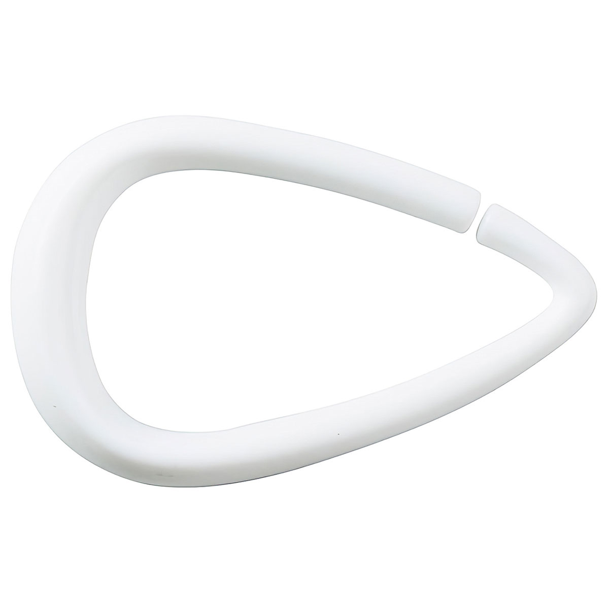 Кольца для штор Spirella Drop, 12шт, пластик, цвет белый крючок для штор ролик с замком 2 7 × 1 1 см цвет белый