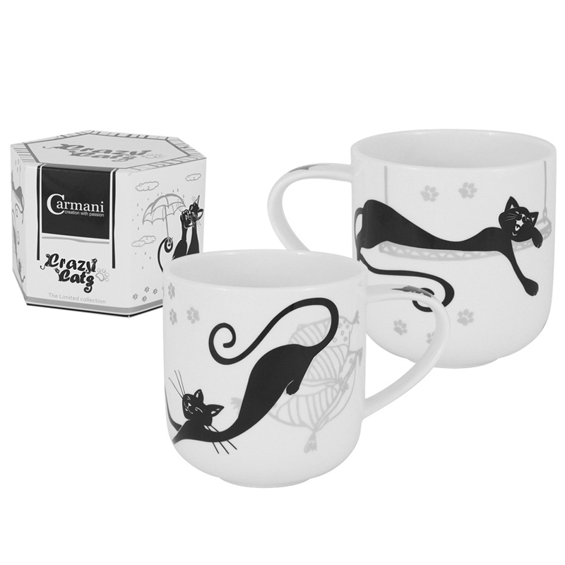 

Кружка Carmani Crazy Cats. Кошка, Белый