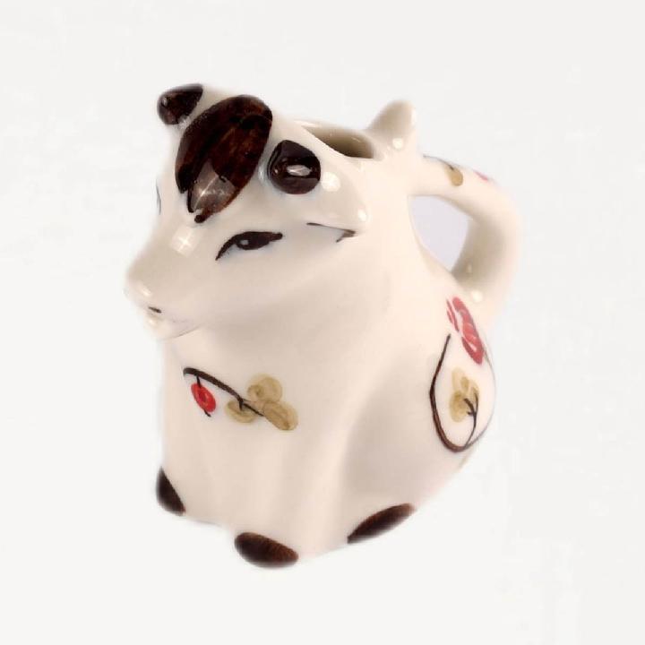 Сливочник Дымов Керамика Шиповник Бычок